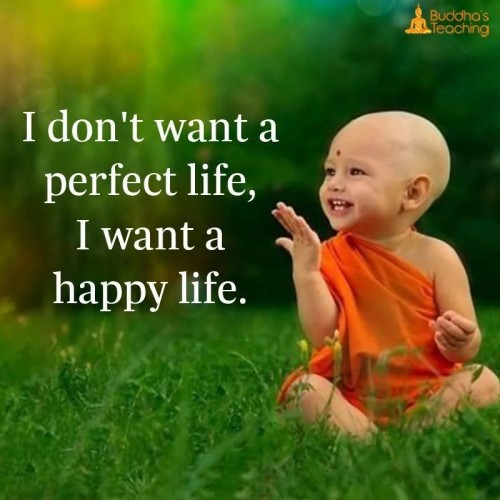 I Dont Want a Perfect Life I Want a Happy Life Quote