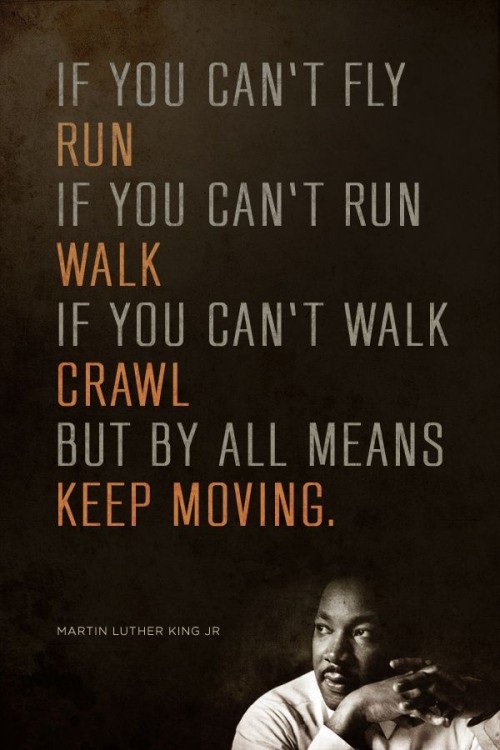 If You Cant Fly Run If You Cant Run Walk Quote