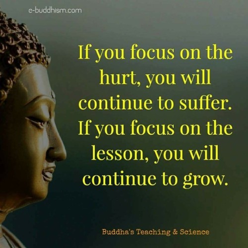 If You Focus On The Hurt You Will Continue To Grow.
