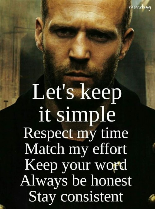 Let's Keep It Simple Respect My Time Quote