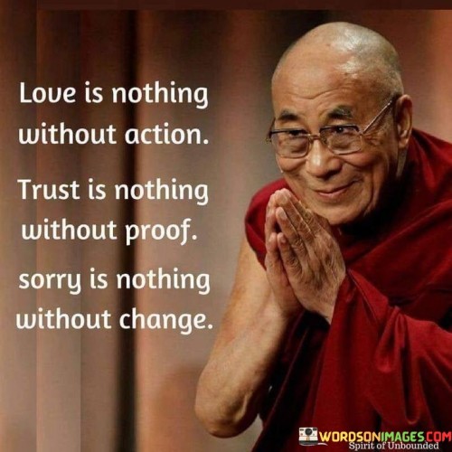 Love Is Nothing Without Acting Quote