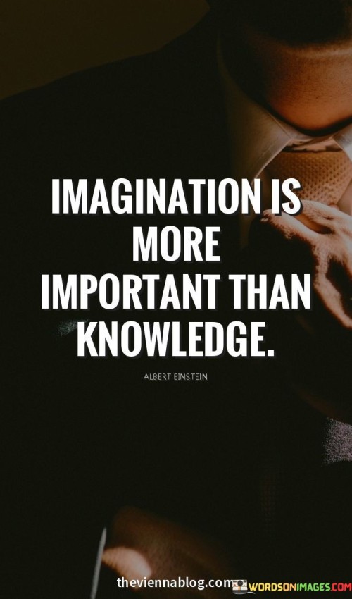 Imagination Is More Important Than Knowledge Quote