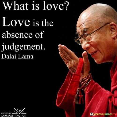 Love Is The Absence Of Judgement Quotes