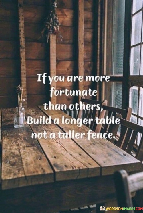 If You Are More Fortunate Than Others Quotes