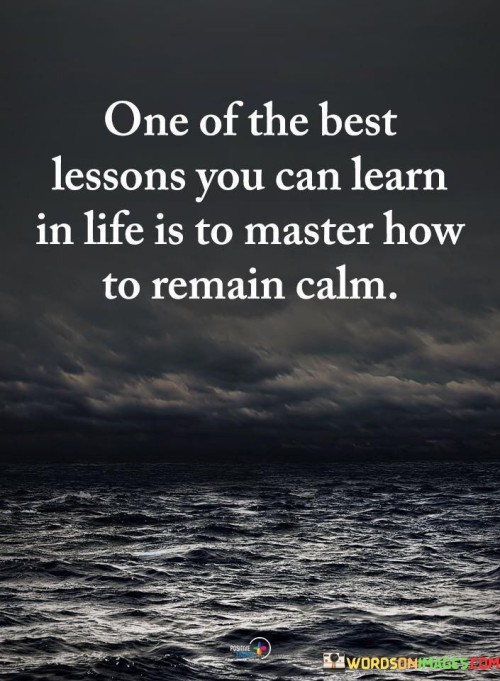 One Of The Best Lessons You Can Learn In Life Quotes