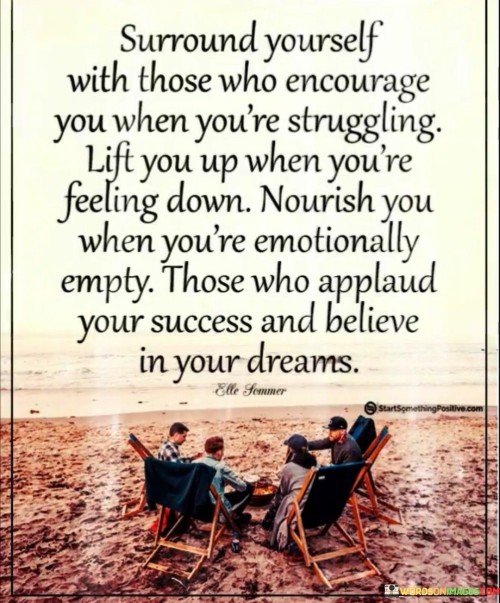 Surround Yourself With Those Who Encourage You Quotes