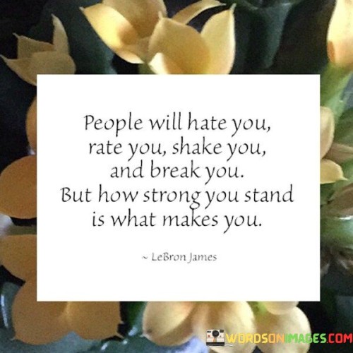 People Will Hate You Rate You Shake You Quotes