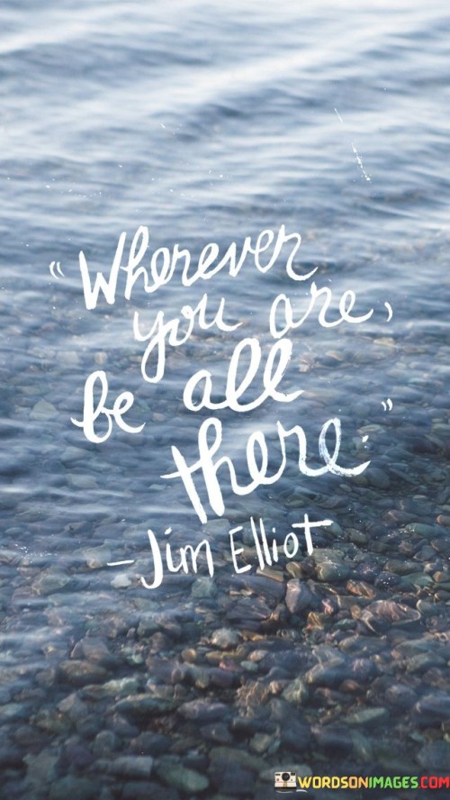 Give your full attention to the present moment. Engage completely where you are. It's like living in the now. When you're there, be truly present. Like a puzzle, each piece matters. Embrace the here and now. Whether big or small, every moment deserves your full presence and awareness.

Imagine life as a series of rooms. When you enter one, immerse yourself fully. Like a traveler savoring each stop. The past and future can wait. Cherish the room you're in. Be present in conversations, experiences, and feelings. Every moment is unique, like a gem waiting to be discovered.

Visualize your focus as a spotlight. Shine it on what's before you. Like a camera capturing one scene. Don't let distractions blur the image. Be there, body and soul. It's a conscious choice to give your all. Embracing the present with open arms enriches your journey in unexpected ways.