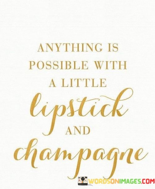 A touch of lipstick holds immense potential. It's a symbol of transformation. With a swipe, confidence emerges. Lipstick wields the power to uplift and embolden. It's a small gesture with significant impact. Confidence radiates when color graces the lips.

Lipstick isn't just makeup; it's empowerment. A dash of color can change perspectives. Confidence blooms with a coat of lipstick. It's more than a cosmetic; it's a boost of self-assuredness. The right shade can enhance not only appearance but also self-esteem.

Lipstick isn't mere makeup. It's a catalyst for empowerment. Its influence extends beyond appearance. With a dash of color, a shift occurs. Confidence blooms with a touch of lipstick. Its transformative power doesn't just enhance lips; it enhances self-esteem. A little lipstick can amplify potential and possibilities.