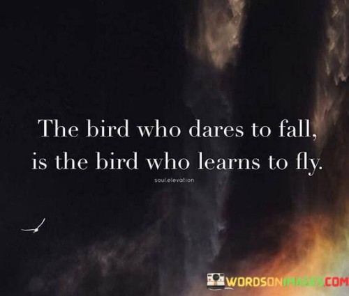 The Bird Who Dares To Fall Is The Bird Quotes