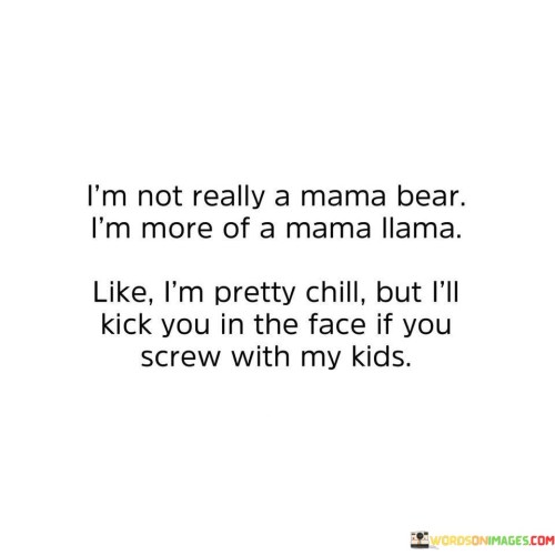 I'm Not Really A Mama Bear I'm More Quotes