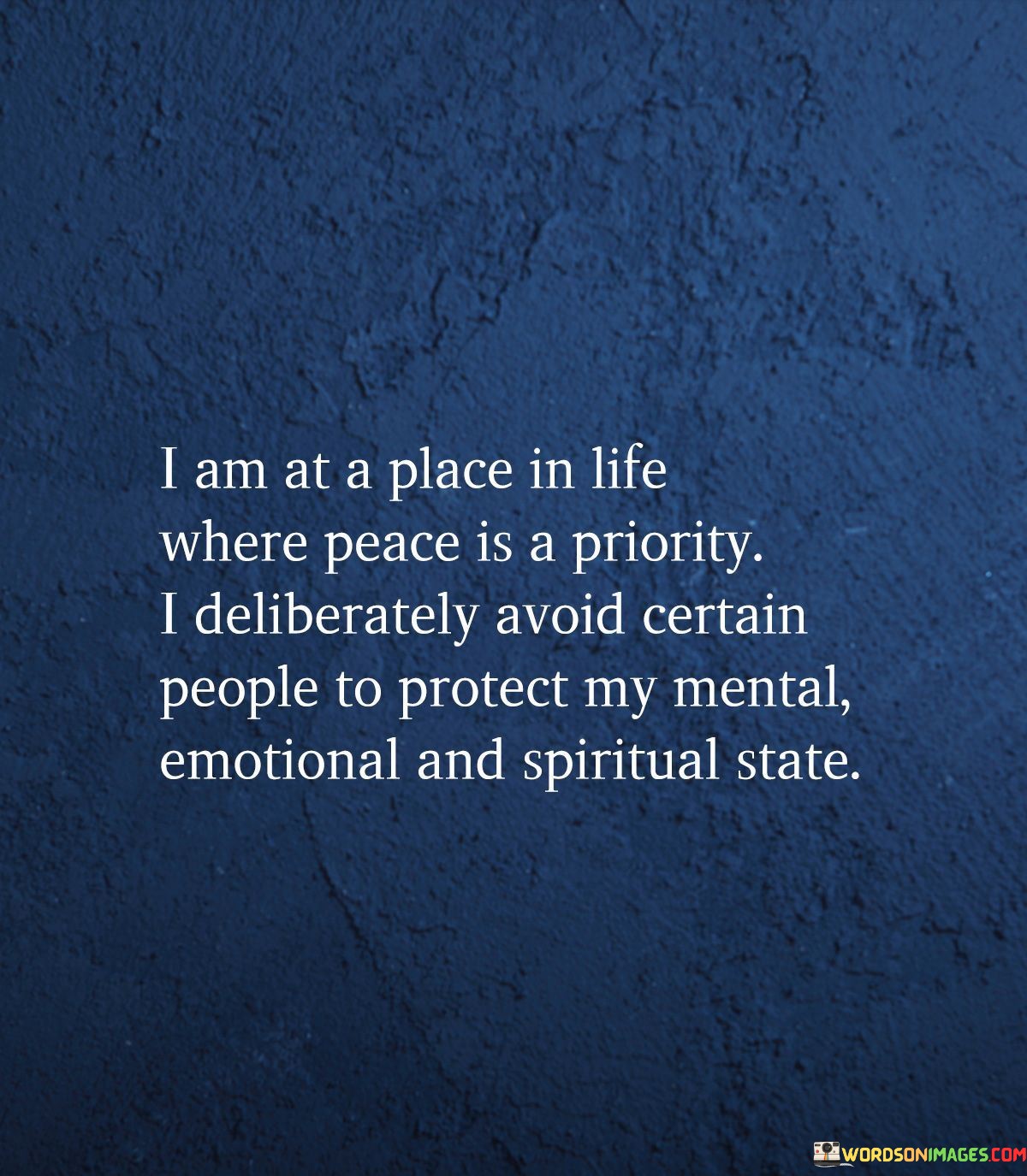 I Am At A Place In Life Where Peace Quotes