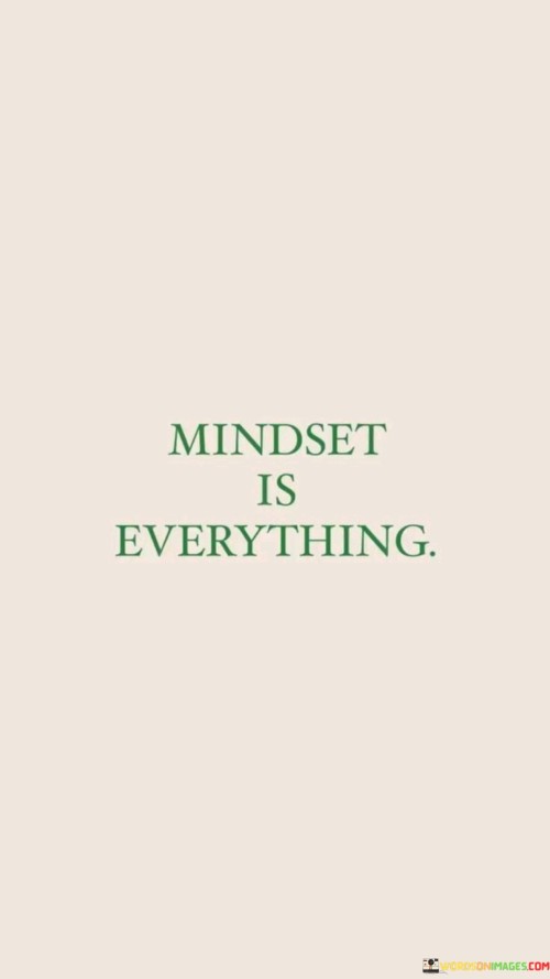 Mindest Is Everything Quotes