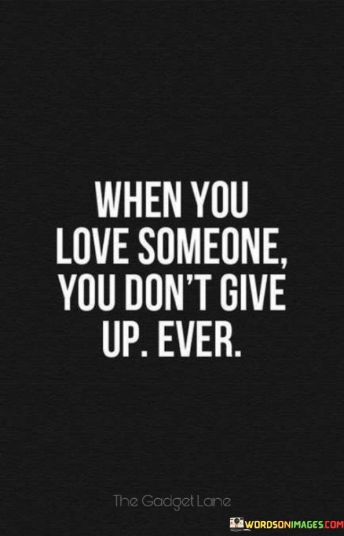 When You Love Someone You Don't Give Up Ever Quotes