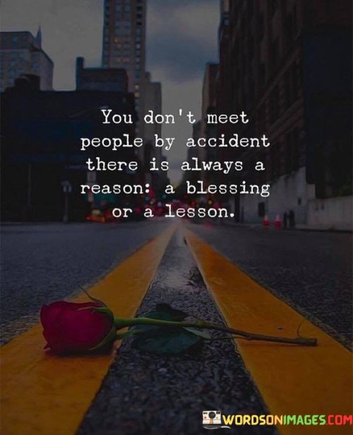 You Don't Meet People By Accident There Is Always A Reason Quotes