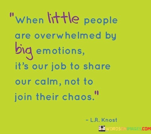 When Little People Are Overwhelmed By Big Emotions It's Quotes