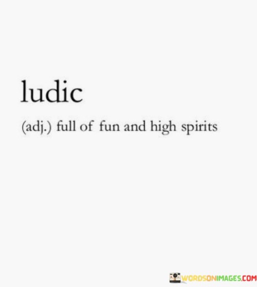 Brimming with joy and lively energy, this phrase captures a vibrant and cheerful state of being. It describes a person or a situation that exudes positivity and enthusiasm, radiating a sense of happiness and liveliness to those around them.

Being full of fun and high spirits suggests an infectious kind of happiness that can uplift not only your own mood but also the atmosphere of any setting. It signifies a mindset that seeks the joy in even the simplest of moments and brings a sense of lightness to interactions and experiences.

This phrase encourages us to embrace the lighter side of life and find opportunities to infuse our days with moments of joy and laughter. It reminds us that maintaining a sense of playfulness and enthusiasm can enhance our well-being and create a ripple effect of positivity in our interactions with others. By cultivating a spirit of fun, we invite more happiness and vibrancy into our lives.