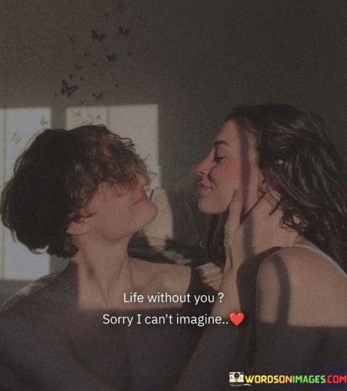 Life Without You Sorry I Can't Imagine Quotes