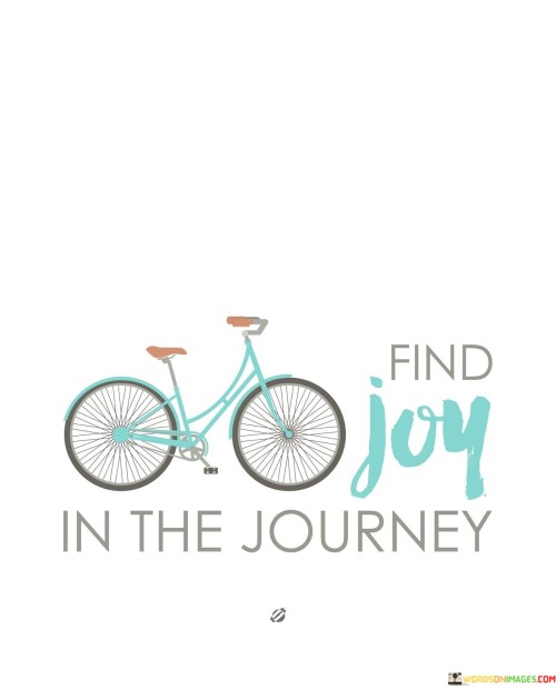 Find Joy In The Journey Quotes