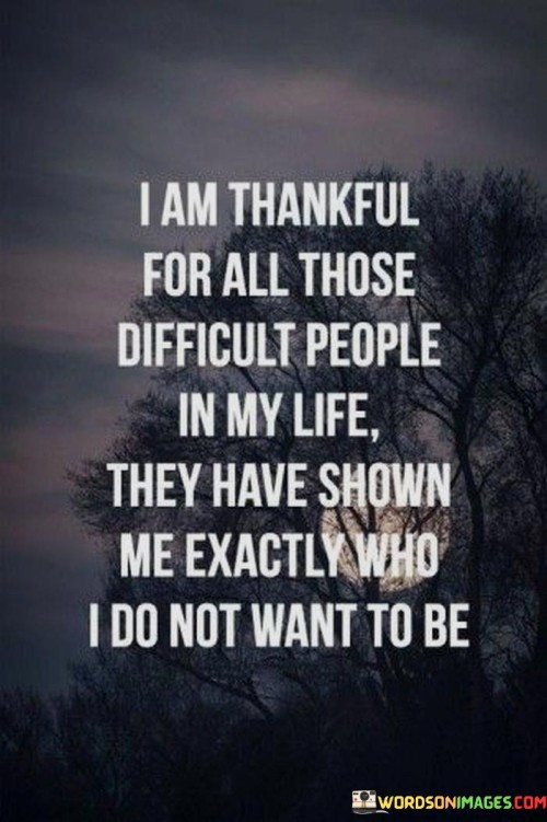 I Am Thankful For All Those Difficult People In My Life Quotes
