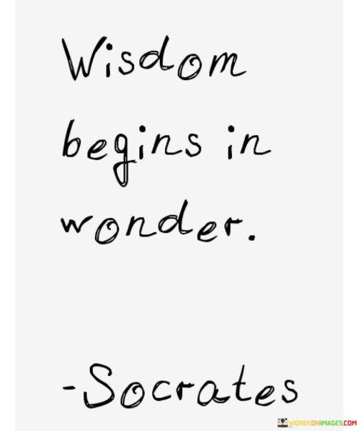 Wisdom Begins In Wonder Quotes