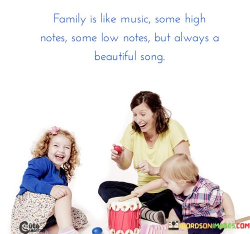Family Is Like Music Some High Notes Some Low Notes Quotes