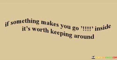 If Something Makes You Go Inside It's Worth Keeping Quotes