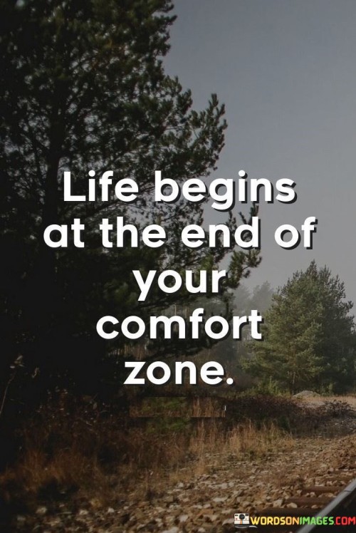 Life Beings At The End Of Your Comfort Zone Quotes