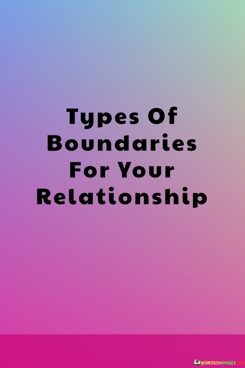 Types Of Boundaries For Your Relationship Quotes