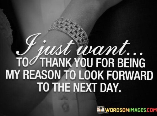 I Just Want To Thank You For Being My Reason To Look Quotes