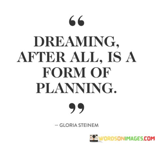 Dreaming After All Is A Form Of Planning Quotes
