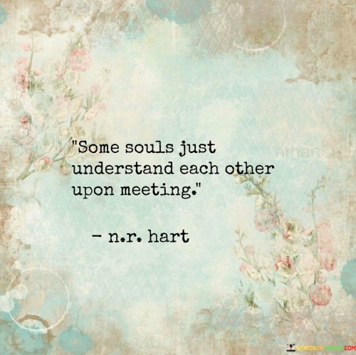 Some Souls Just Understand Each Other Upon Meeting Quotes