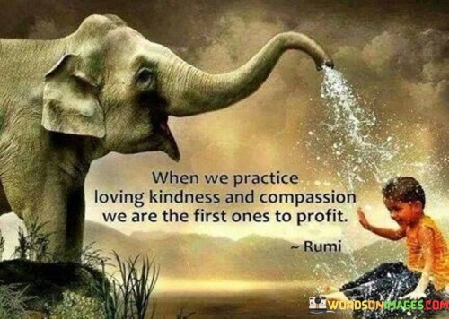 When We Practice Loving Kindness And Compassion Quotes