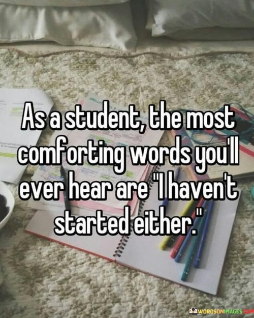As A Student The Most Comforting Words You'll Quotes