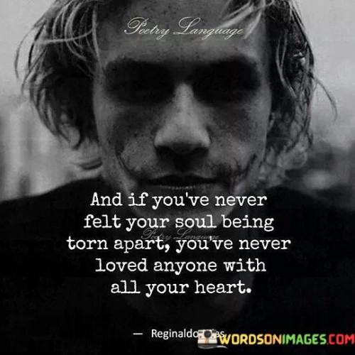 And If You've Never Felt Your Soul Being Torn Apart Quotes