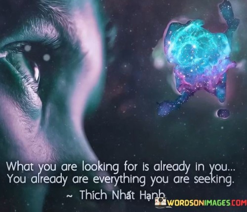 What You Are Looking For Is Already In You Quotes