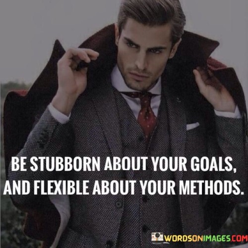 Be Strubborn About Your Goals And Felexible About Quotes