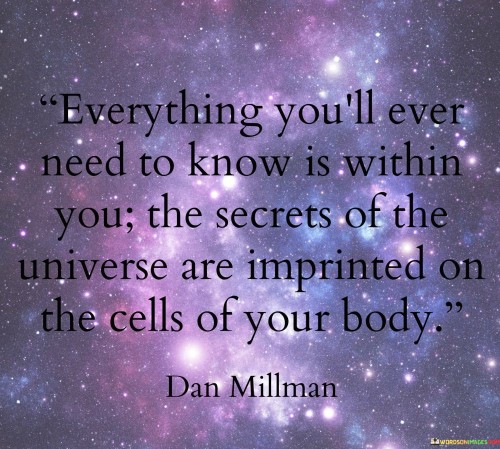 Everything You'll Ever Need To Know Is Within You Quotes