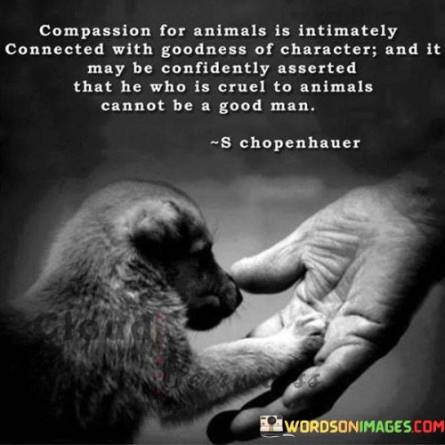 Compassion For Animals In Intimately Connected Quotes