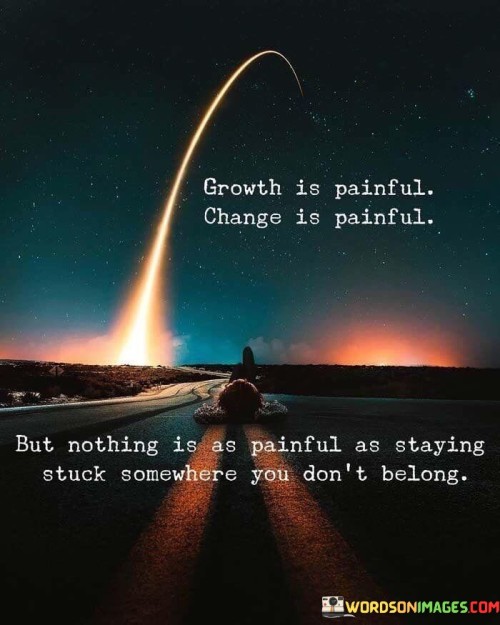 Growth Is Painful Change Is Painful But Nothing Quotes