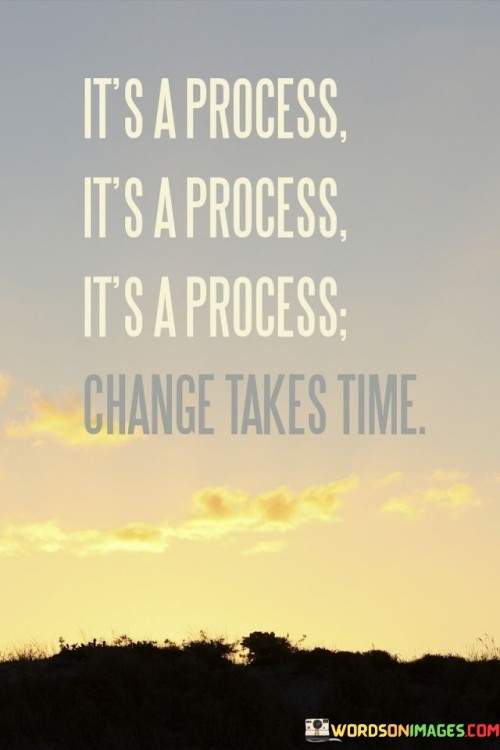 It's A Process It's A Process It's A Process Quotes