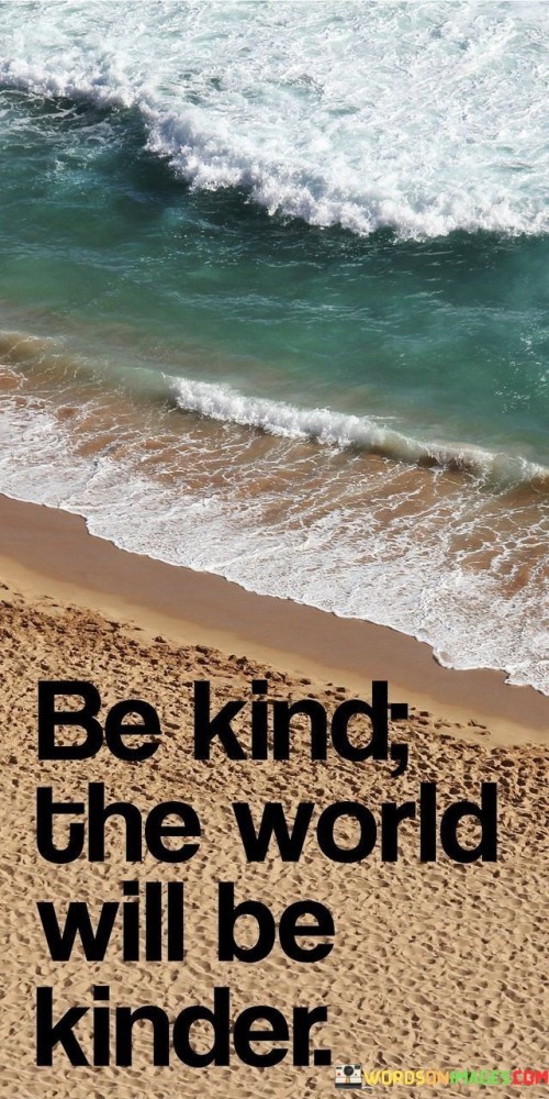 Be Kind The World Will Be Kinder Quotes