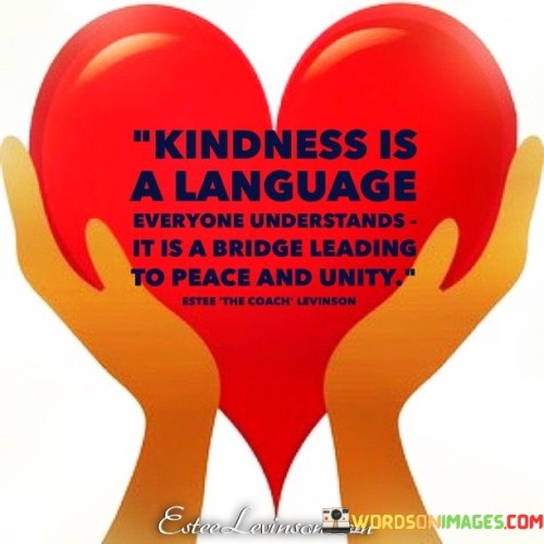 Kindness Is A Langauage Everyone Understands Quotes