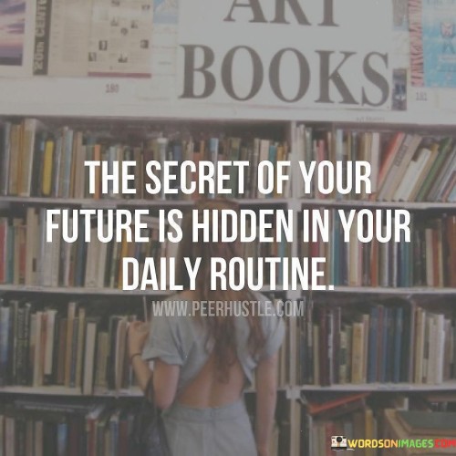 The Secret Of Your Future Is Hidden In Your Quotes