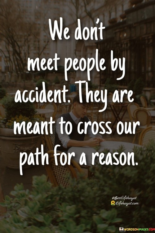 We Don't Meet People By Accident They Are Meant To Cross Quotes