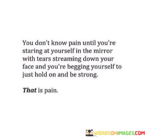 You Don't Know Pain Until You're Staring Quotes