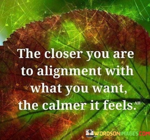 The Closer You Are To Alignment With What You Quotes