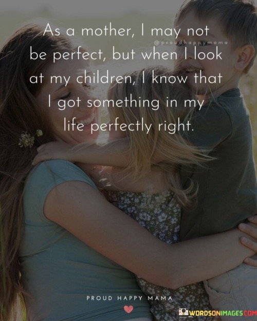 As A Mother I May Not Be Perfect But When Quotes