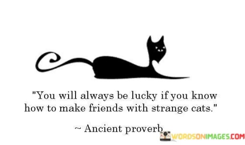 You Will Always Be Lucky If You Know How To Make Friends Quotes