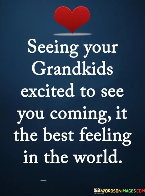 Seeing Your Grandkids Excited To See You Coming Quotes